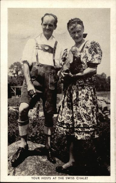 Your Hosts at the Swiss Chalet North Windham Connecticut