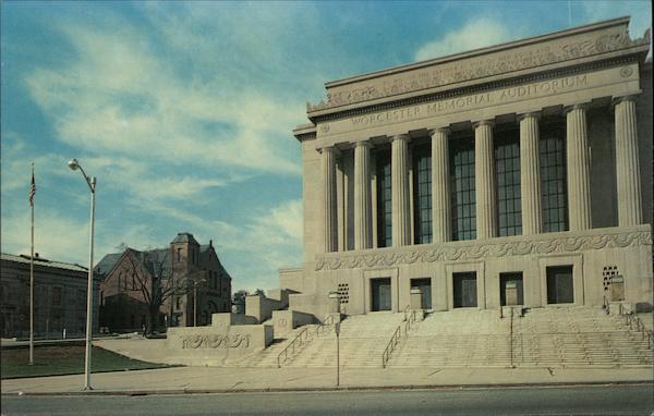 Lincoln Square and Municipal Auditorium Worcester Massachusetts