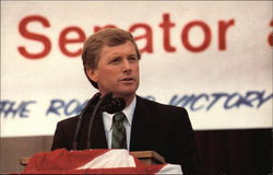 Dan Quayle Speaking at Court House Postcard