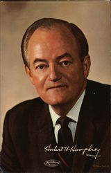 Hubert H. Humphrey Postcard