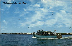Party Boat returning through Cold Springs Inlet Wildwood-By-The-Sea, NJ Postcard Postcard 