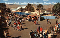 National Date Festival, Riverside County Fair and the National Horse Show Postcard