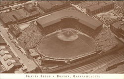 Braves Field Postcard