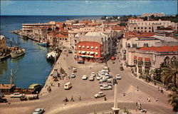 View of Town Bridgetown, Barbados Caribbean Islands Postcard Postcard Postcard