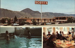 Scott's Motor Inn Kamloops, BC Canada British Columbia Postcard Postcard Postcard