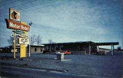 Black Hawk Motor Inn, 325 N. Front Street Postcard