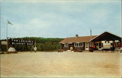 The Log Cabin Blanket Shop Postcard