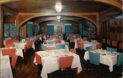 Dining Room at Viamede Resort Hotel Postcard