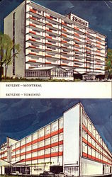 Skyline Hotels Montreal, QC Canada Quebec Postcard Postcard Postcard