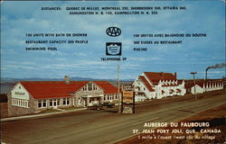 Auberge du Faubourg St. Jean Port Joli, QC Canada Quebec Postcard Postcard Postcard