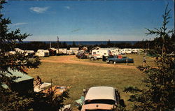 Trailer and Tent Park Postcard