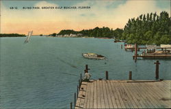 Blind Pass, Greater Gulf Beaches Sanibel, FL Postcard Postcard Postcard