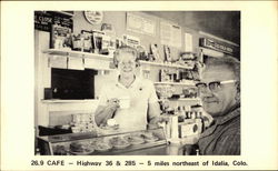 26.9 Cafe' - Highway 36 & 285 Postcard