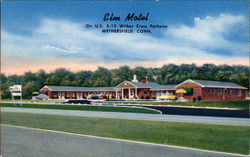 Elm Motel Wethersfield, CT Postcard Postcard Postcard