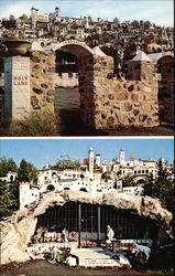 Holy Land Replica - Grotto of Nativiby - Slocum Street Postcard