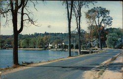 Water Landscape View along Meredith Bay Lake Winnipesaukee, NH Postcard Postcard Postcard