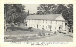 Strathearn Memorial Lodge - Letourneau Christian Camp Canandaigua, NY Postcard Postcard Postcard