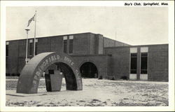 Lawn View of Boy's Club Springfield, MA Postcard Postcard Postcard