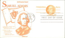 Samuel Adams First Day Issue Cards Postcard Postcard Postcard