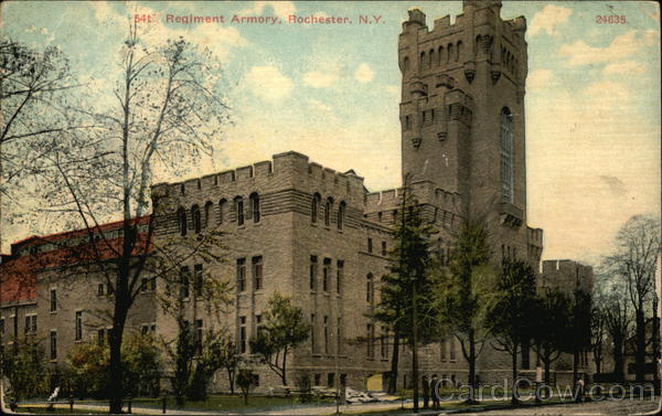 Street View of Regiment Armory Rochester New York