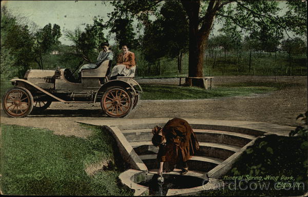 Mineral Spring at Wing Park Elgin Illinois