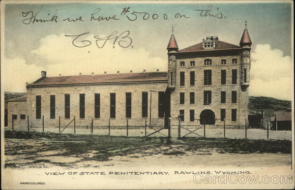 View of State Penitentiary Rawlins Wyoming