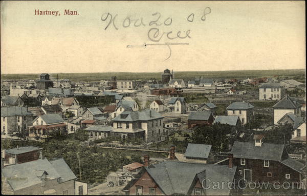 View of Hartney MB Canada Manitoba