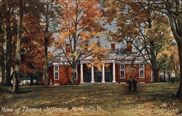 Monticello - Home of Thomas Jefferson Charlottesville Virginia