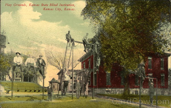 Play Grounds, Kansas State Blind Institution Kansas City