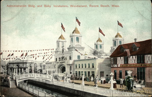 Administration Building and Baby Incubators Revere Beach Massachusetts