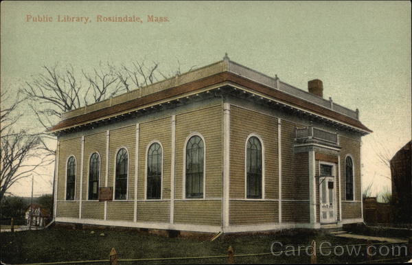 Street View of Public Library Roslindale Massachusetts