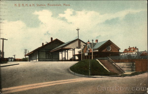 NYNH & H Station Roslindale Massachusetts