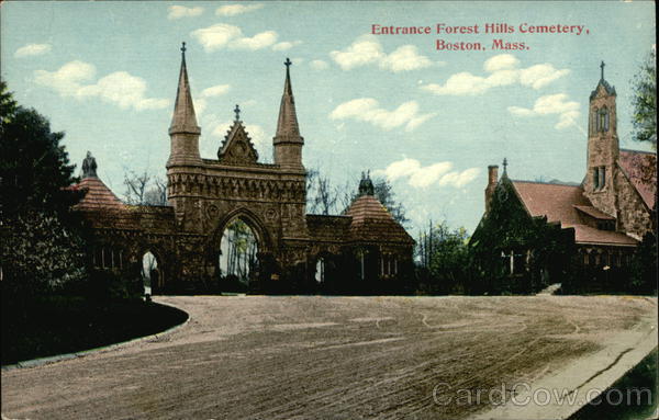 Entrance Forest Hills Cemetery Boston Massachusetts