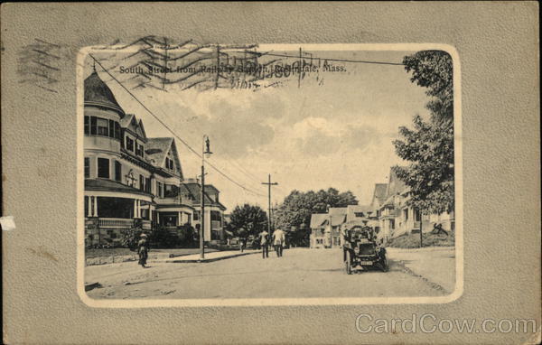 South Street From Railway Station Roslindale Massachusetts