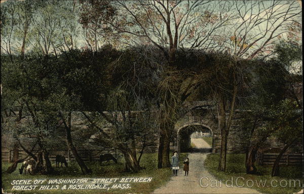 Scene Off Washington Street Between Forest Hills & Roslindale Massachusetts