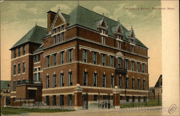 Street View of Longfellow School Roslindale Massachusetts