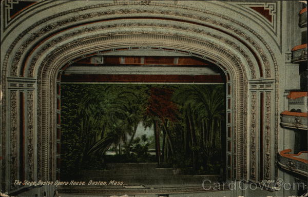 The Stage, Boston Opera House Massachusetts James Valentine