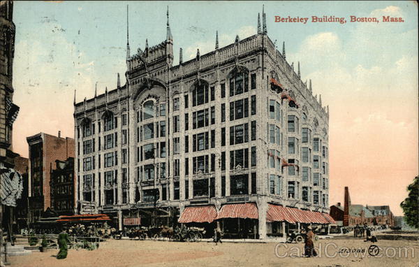 Street View of the Berkeley Building Boston Massachusetts