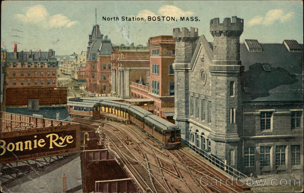 Bird's Eye View of North Station Boston Massachusetts