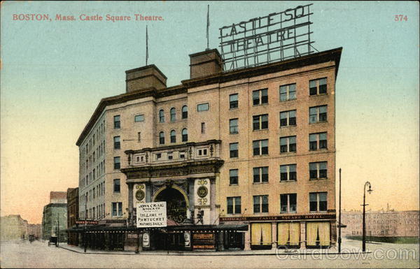 Street View of Castle Square Theatre Boston Massachusetts
