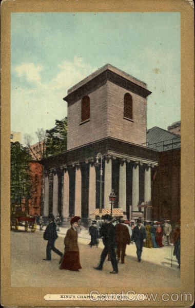Street View of King's Chapel Boston Massachusetts