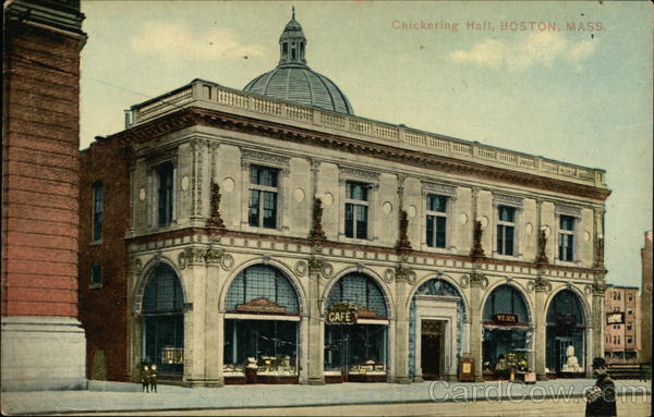 Street View of Chickering Hall Boston Massachusetts