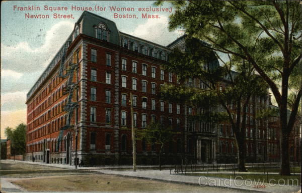 Franklin Square House (for Women Exclusive) Newton Street Boston Massachusetts