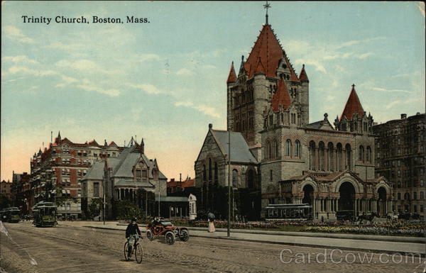Street View of Trinity Church Boston Massachusetts