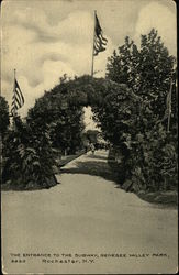 The Entrance to the Subway, Genesee Valley Park Rochester, NY Postcard Postcard Postcard