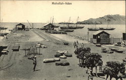 Boats in the Harbor Mahallah-Aden, Turkey Greece, Turkey, Balkan States Postcard Postcard Postcard