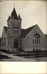 Street View of Christian Church Rochester, MN Postcard Postcard Postcard