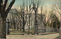 State Library Carson City, NV Postcard Postcard Postcard