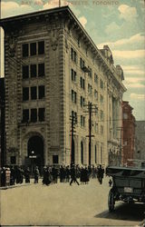 Busy Bay and King Streets Postcard