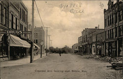 Crescent Avenue, looking East Souris, MB Canada Manitoba Postcard Postcard Postcard